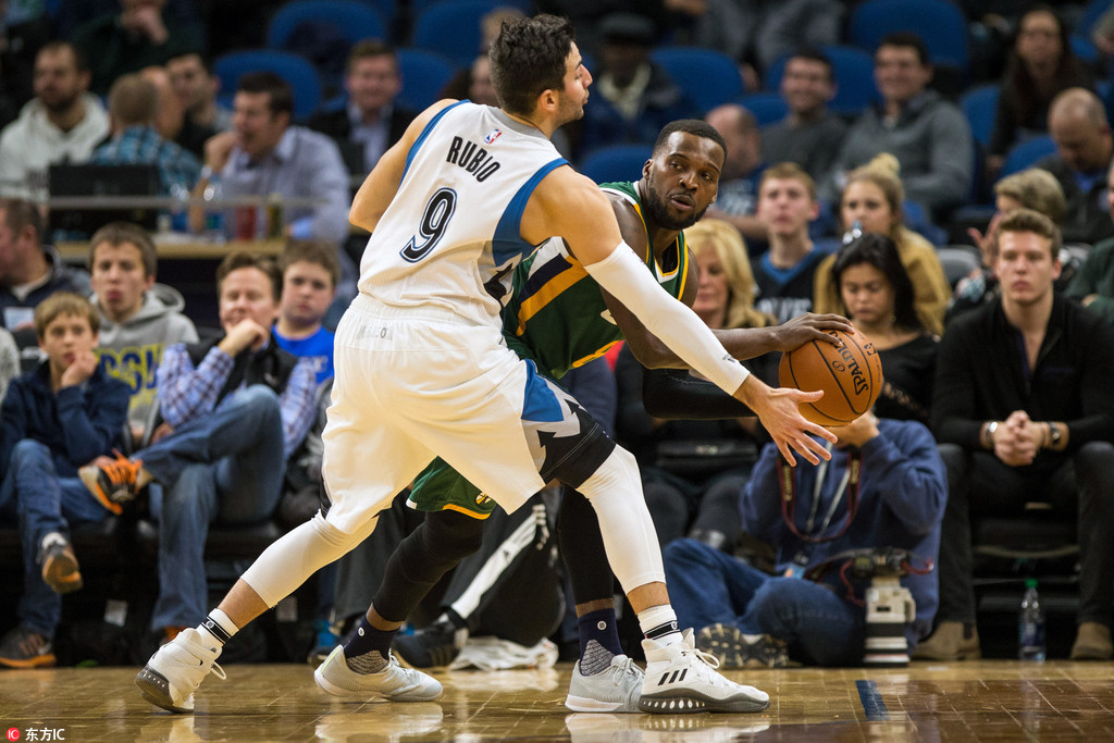  戈贝尔18+21，森林狼防守制胜爵士  